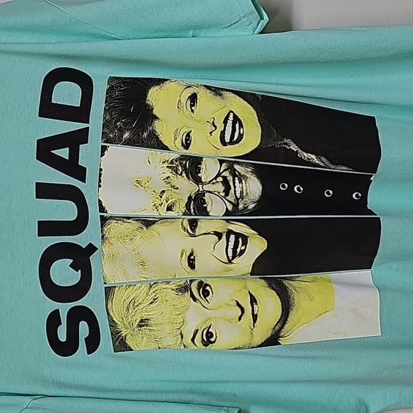 Golden Girls Licensed Squad Graphic Tee, 2 XL, cotton, Turquois yellow black - Picture 2 of 6
